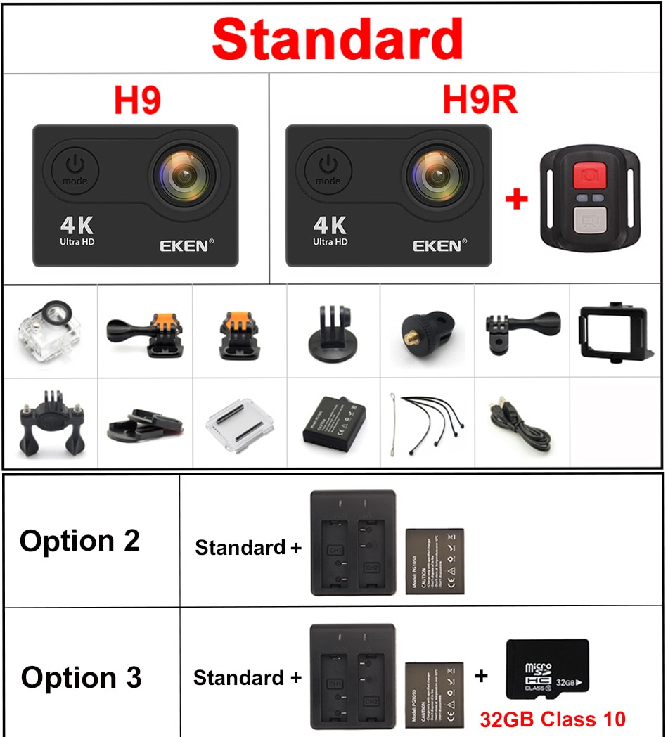 Ultra HD 4K / 30 Fps Waterproof Action Camera